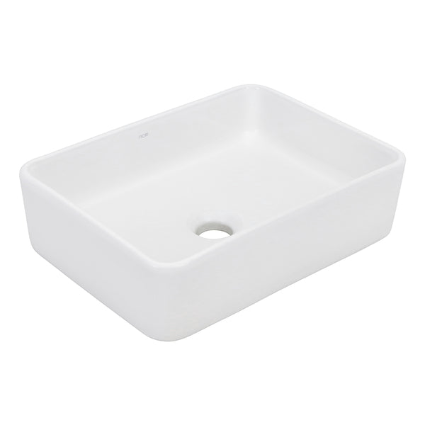 Cuba para Banheiro de Apoio Louça Retangular Branca 41x30cm CB16 Fiori