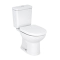 Kit Vaso Sanitário com Caixa Acoplada e Assento Branco 3 e 6 litros Debba Round Roca