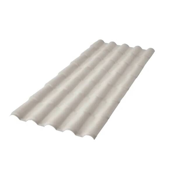 Telha de PVC Colonial 86x230cm Cinza Concreto Precon