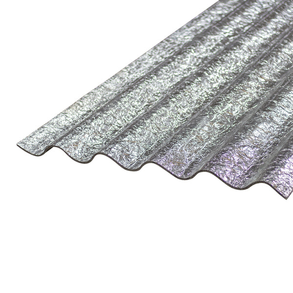 Telha Ecológica Térmica Plástico Reciclado 92x220cm 6mm Cinza Ibaplac