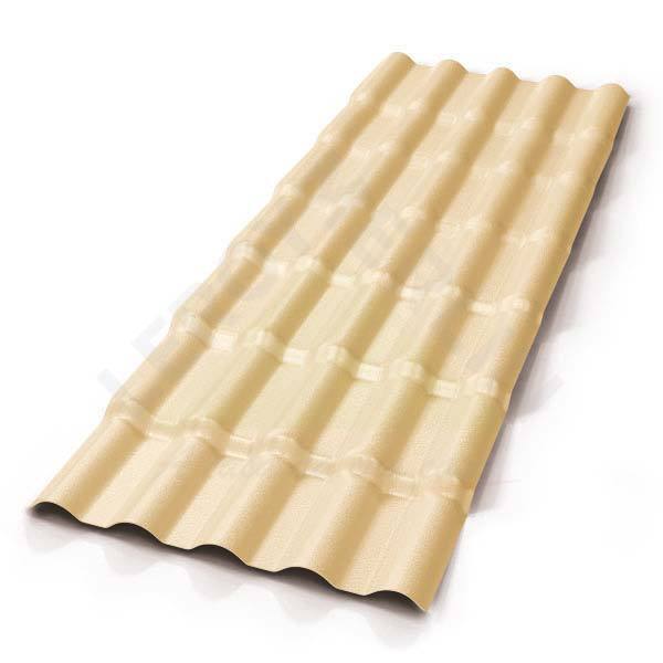 Telha de PVC Americana Colonial 86x230cm 2mm Marfim Precon