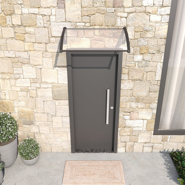 Toldo Fixo Policarbonato branco 1,00x0,60m